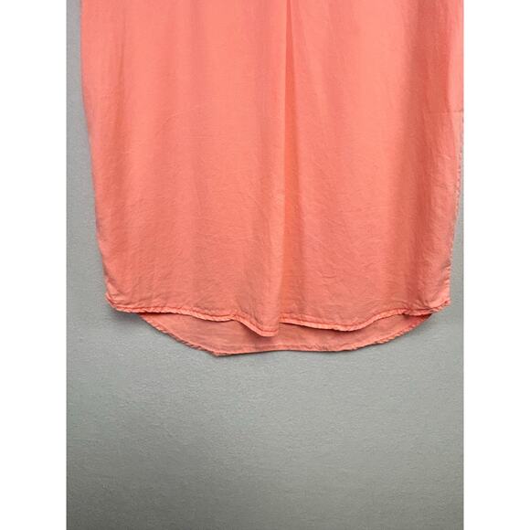 Vineyard Vines Coral Peach Tunic Dress Short Sleeve Casual Beachy XS - Picture 6 of 8